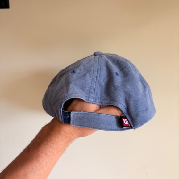 Vintage WILSON TENNIS baseball hat cap adjustable - Picture 2 of 5